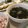 韓国おうちごはん「わかめと牛肉のスープ」。