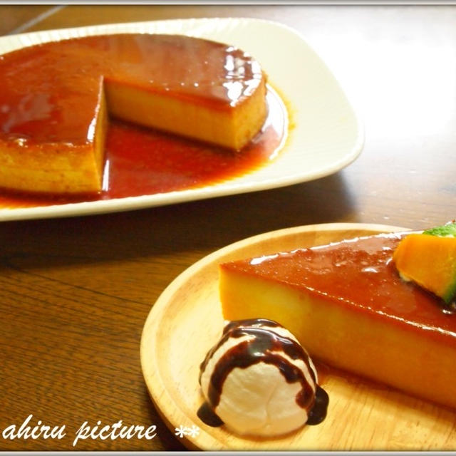 かぼちゃプリン＆コーヒー牛乳プリン　作ったよ♪