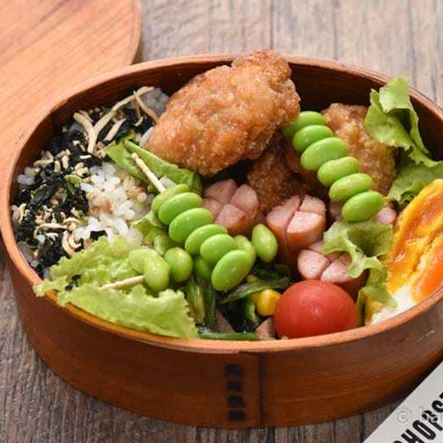 高校生男子弁当｜定番！唐揚げ弁当