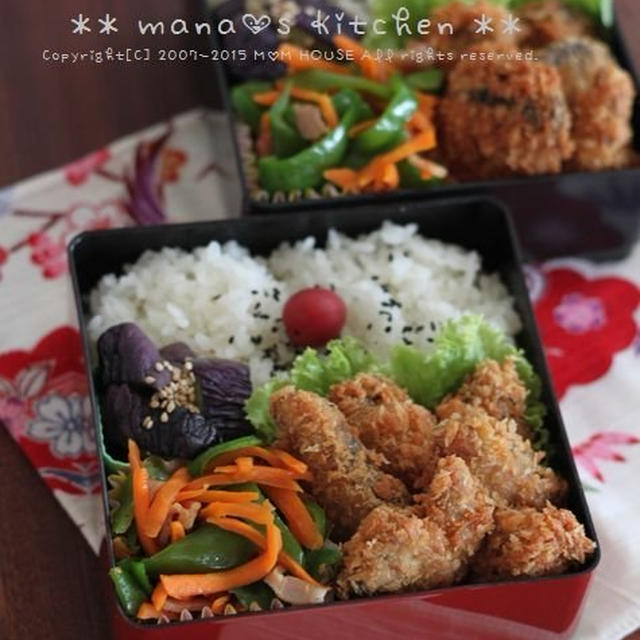 験担ぎ弁 ✿ ねばねば丼♪
