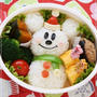 雪だるまミッキー＊クリスマスキャラ弁