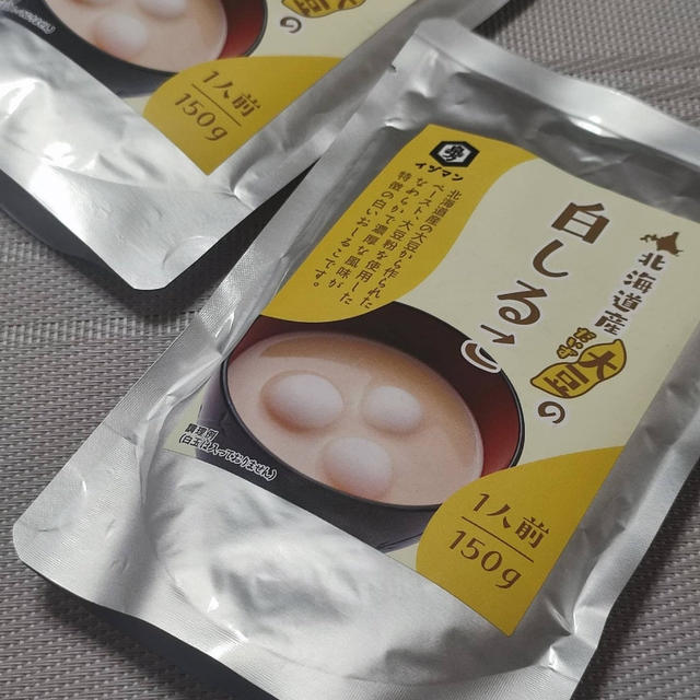 北海道産大豆の白しるこ