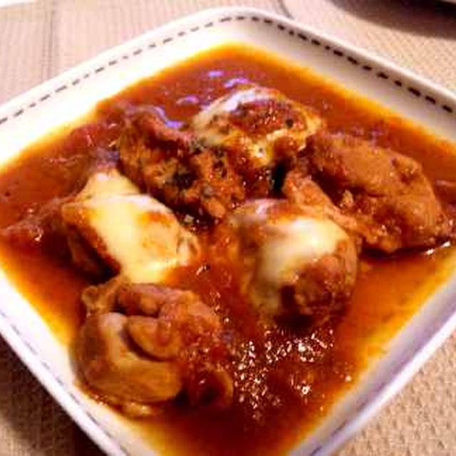 鶏肉がやわらか?い♪チキンの洋風トマト煮こみ☆