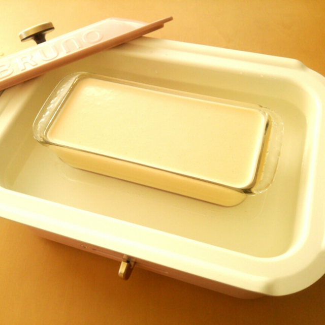 鍋で作ったプリン（レシピは次の記事にて）
