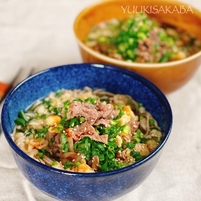 アレンジで簡単！手早くできるがっつり系蕎麦レシピ