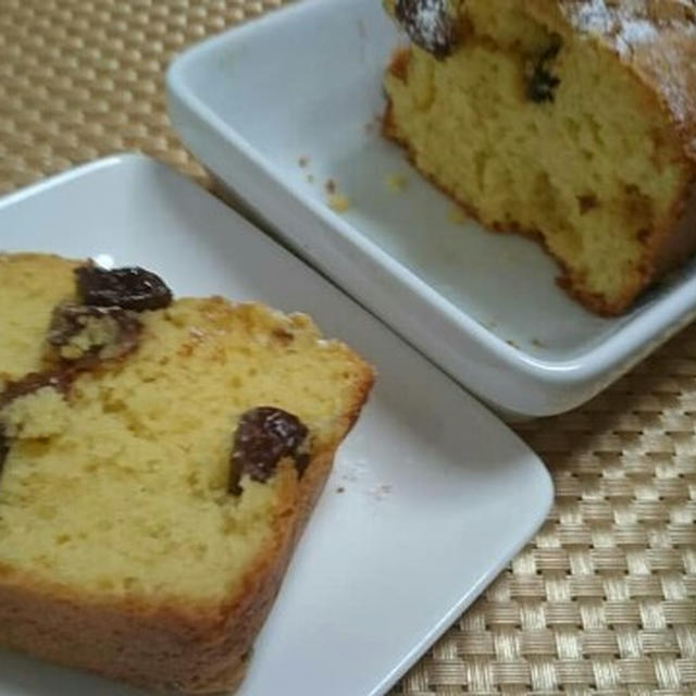 シナモンレーズンパウンドケーキ(レシピ)