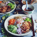 野菜たっぷりでいただく冷麺｜ベトナム風冷製ヌードル by ニーナさん