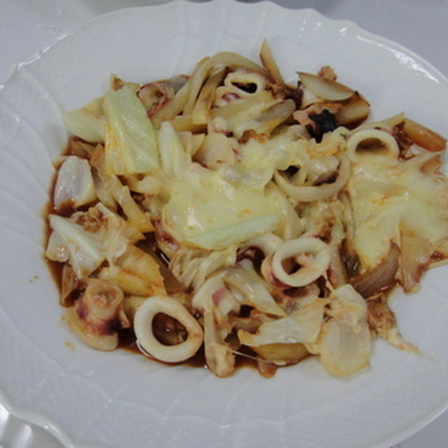イカとキャベツの炒め物★★★