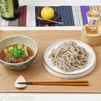 トロトロねぎが絶品　鴨せいろ
