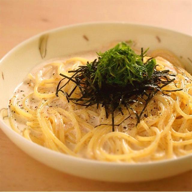 簡単、早い、おいしい！ソースは４つの材料を混ぜるだけ！あさこ食堂風明太クリームパスタ