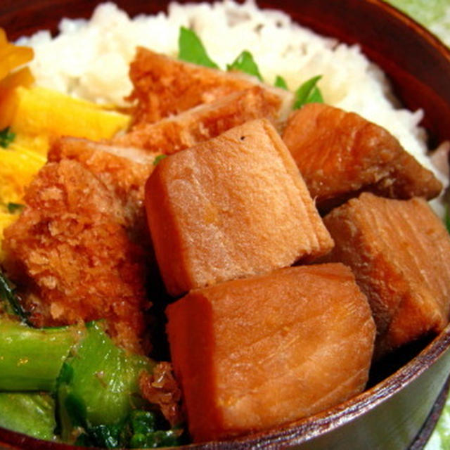 マグロの角煮弁当とうれしいお知らせ