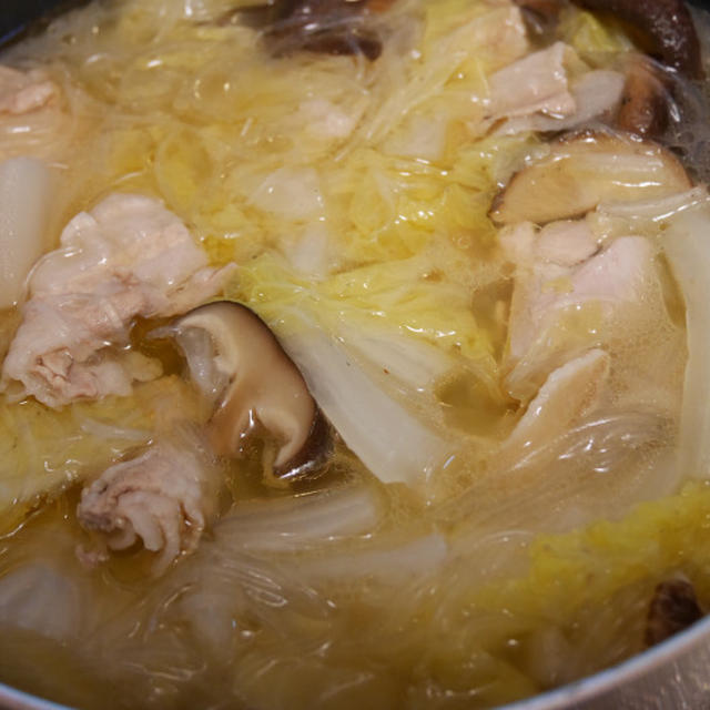 スープを堪能！ 干し椎茸とごま油の旨味 ピェンロー