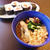 きのこ蕎麦と明太子の海苔巻き