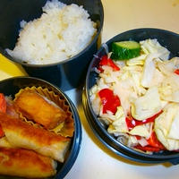 だし×オイルのコラボ。キャべツとパプリカのオイル和え　出町輸入食品と闇市と