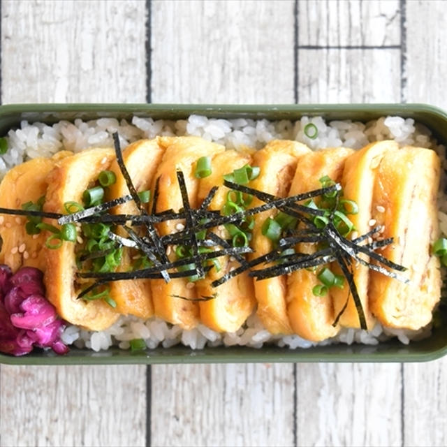 ～100円のっけ弁当～卵焼きの照り焼きのっけ弁当