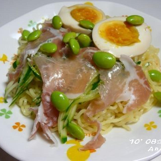 ０８☆３０　カレー風味ドリア＆冷し麺・・・♪