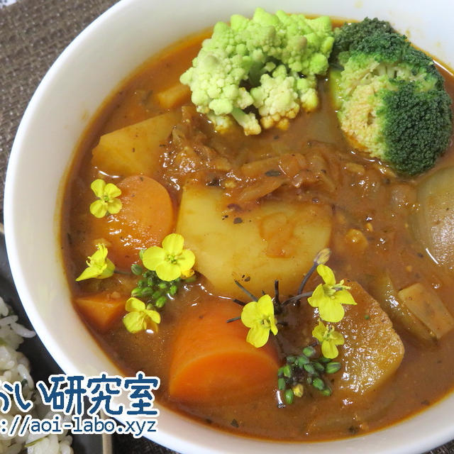 料理日記 107 / 7種野菜のスープカレー