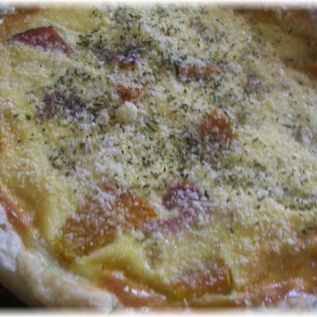 かぼちゃ尽くし　その1　かぼちゃキッシュ♪