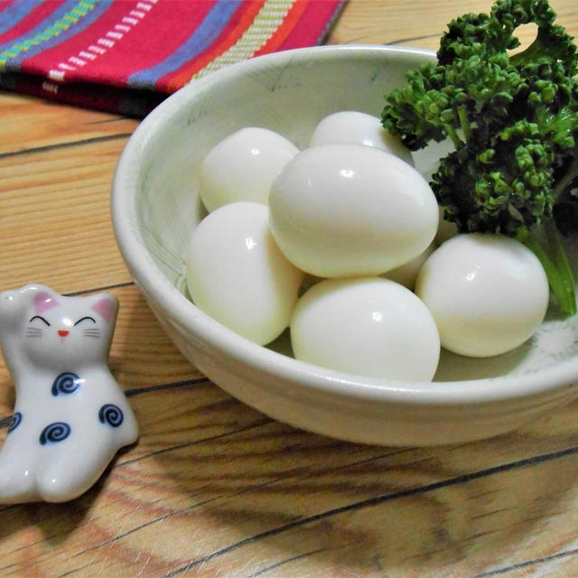 簡単！！うずらの茹で卵の作り方/レシピ