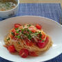 娘ご飯　トマトの冷製パスタランチ
