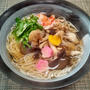 棒状の生麩に遭遇☆きのこの澄ましにゅう麺♪☆♪☆♪