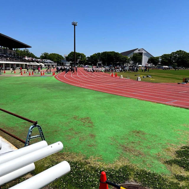長男の陸上競技大会
