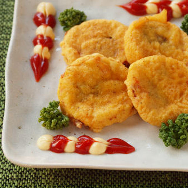 余った鶏テリーヌでチキンナゲット