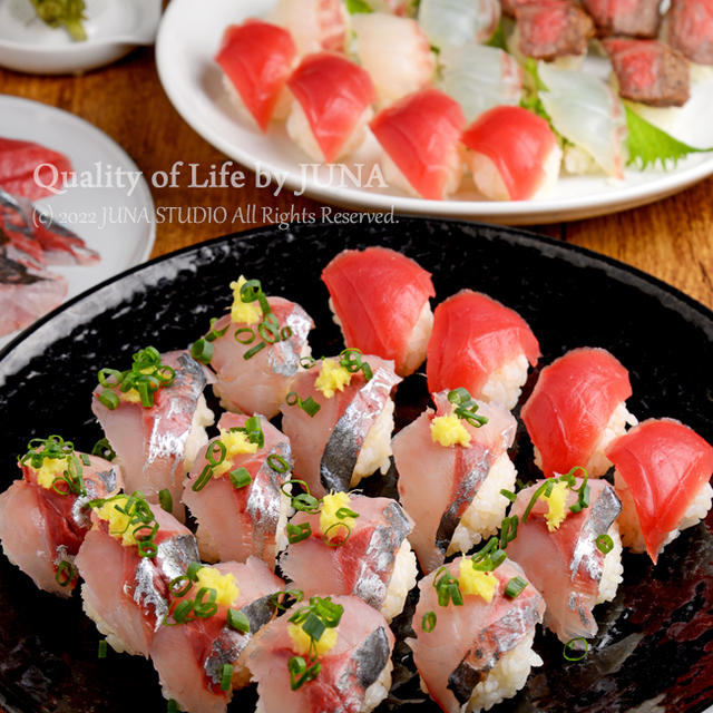 あじの刺身で作ったのはお寿司！（今年度お疲れさま会）／アレルギーと私の料理観の関係