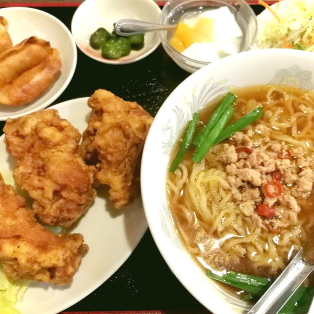 お疲れの昨日は中華定食♪