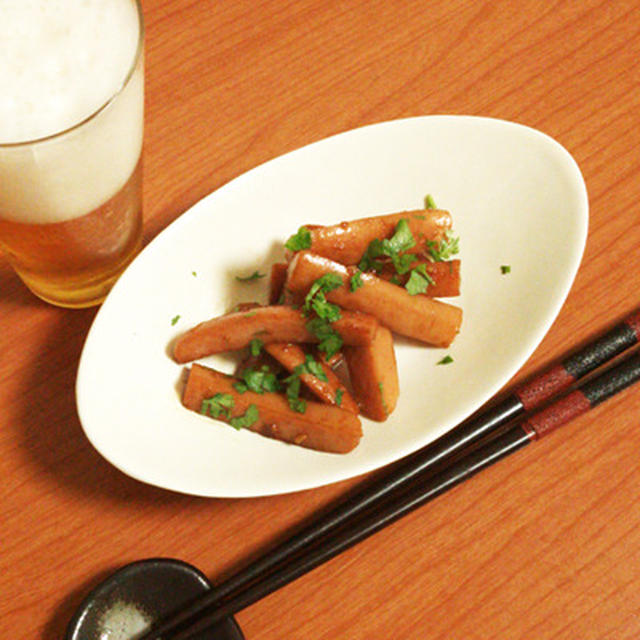 ソーセージのタバスコ醤油炒め By コンタさん レシピブログ 料理ブログのレシピ満載