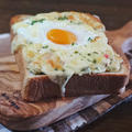 【レシピ】とろ～り卵とチーズのお好み焼きトースト by KOICHIさん