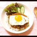 野菜のとろ実で、ドライカレー。