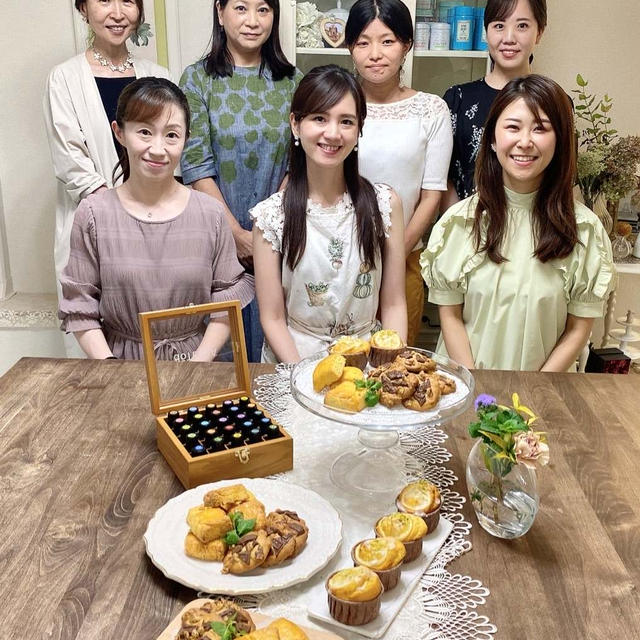 香りに癒されまくり♡エッセンシャル米粉スイーツレッスン終了♪