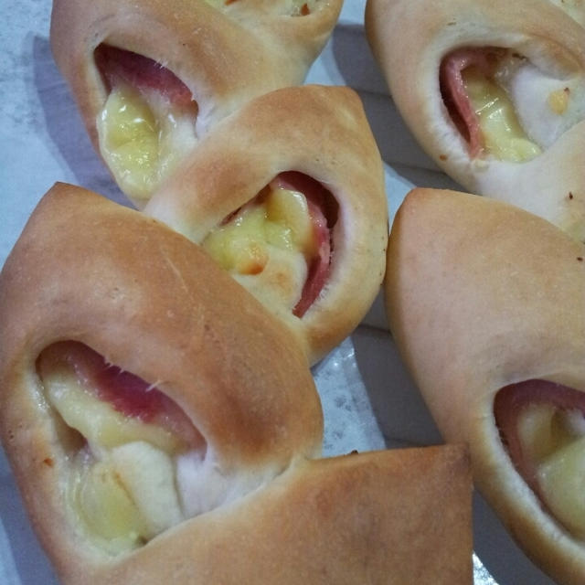 朝食パン焼けましたよ～(o^－^o)
