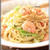 春キャベツと海老のパスタ　レモンバジルソース