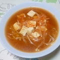 ピリ辛豆腐もやしあんかけラーメン
