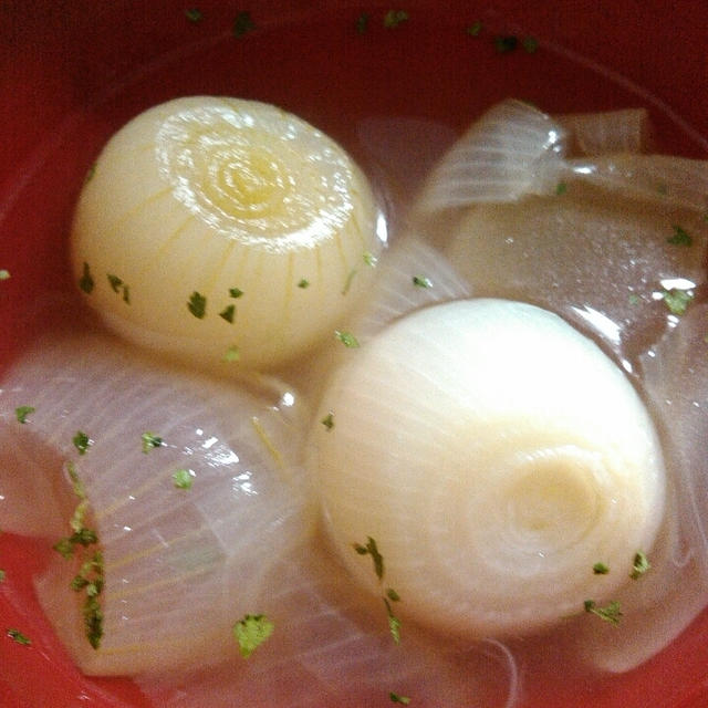 まんまる玉ねぎのスープ