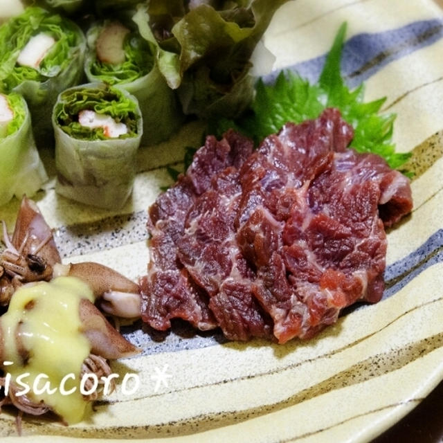 ＊人生初☆くじら肉＊