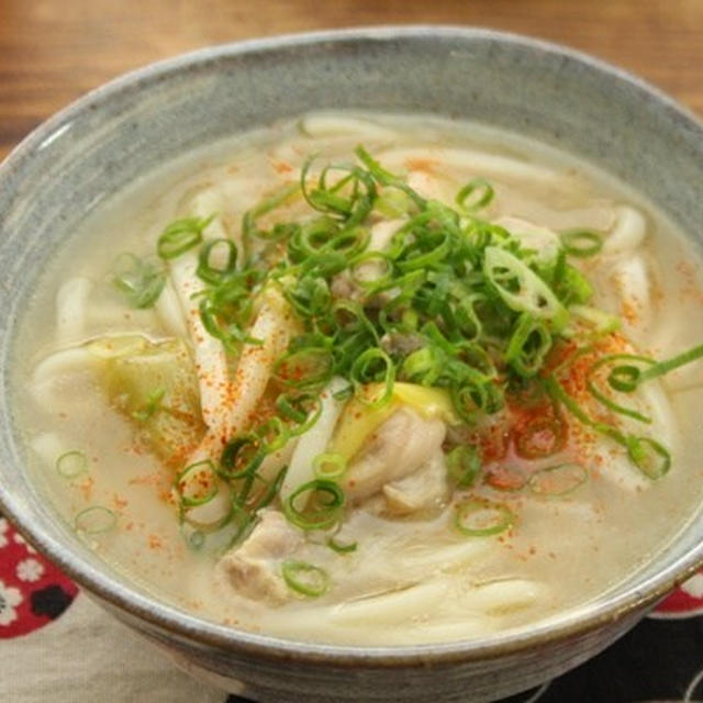 簡単！安い！美味い！鶏塩ネギうどん