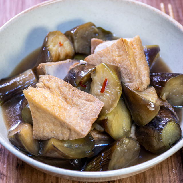 パパッと炒めて「茄子と厚揚げの炒め煮」&「丹波篠山に行ってきました」