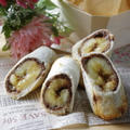 トースターでチン！簡単チョコバナナロール