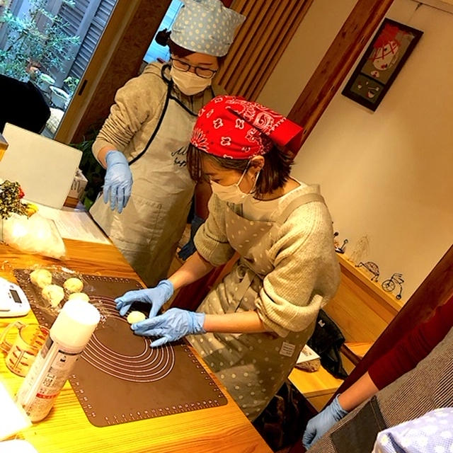 【開催報告】大阪市城東区野江＠moku-an様にて、フライパンで楽しめるキムチ豚まん作り