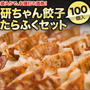 冷凍餃子100個　送料無料　1,980円！　豆板醤みそ付き！