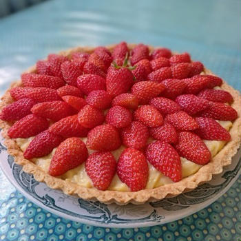 イチゴタルト と 遂に牡丹