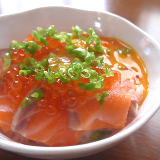 おとりよせで贅沢親子丼☆
