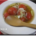 『トマトの冷製スープ』