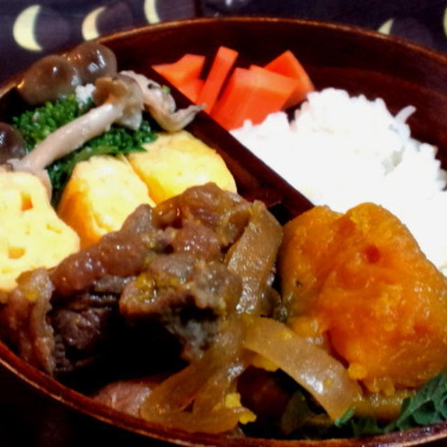 肉カボ弁当