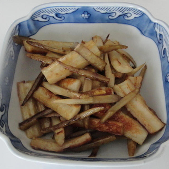 ちくわとごぼうの炒め物★★★