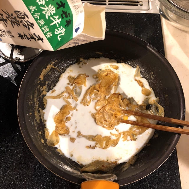 お弁当です「コーンスープの素でクリームコロッケ弁当」