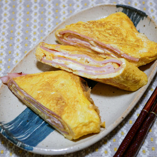 絶対にまた食べたくなる「ハム玉チーズ玉子焼き」&「月1ペースでびっくりドンキー」